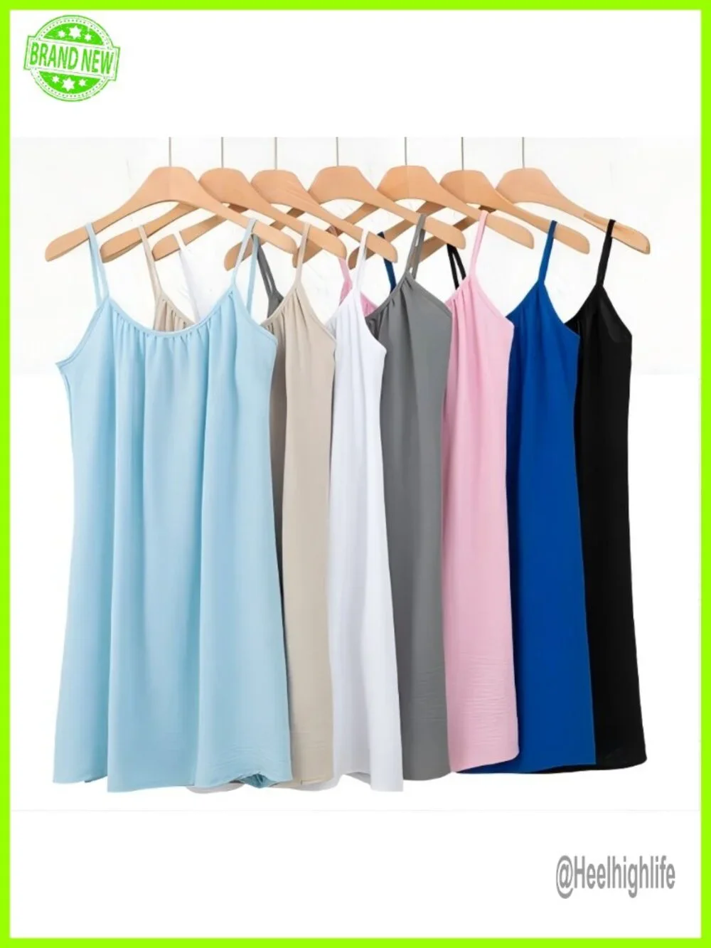 Backless Sun Dress Flowy Boho Cover Up Spaghetti Strap Mini